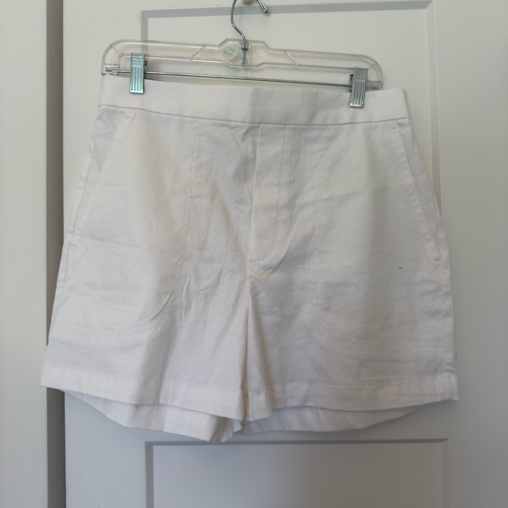 Banana Republic White Linen Women's Shorts